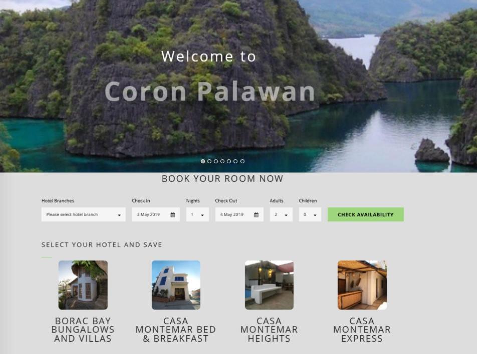 Casa Montemar Express Hotel Coron Kültér fotó